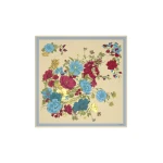 Max Mara Patterned Silk Twill Foulard in Beige | Scarves | Coveti