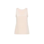 Max Mara Pavido Silk Crepe de Chine Top in Pink | Blouse | Coveti