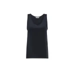 Max Mara Pavido Silk Crepe de Chine Top in Ultramarine | Blouse | Coveti