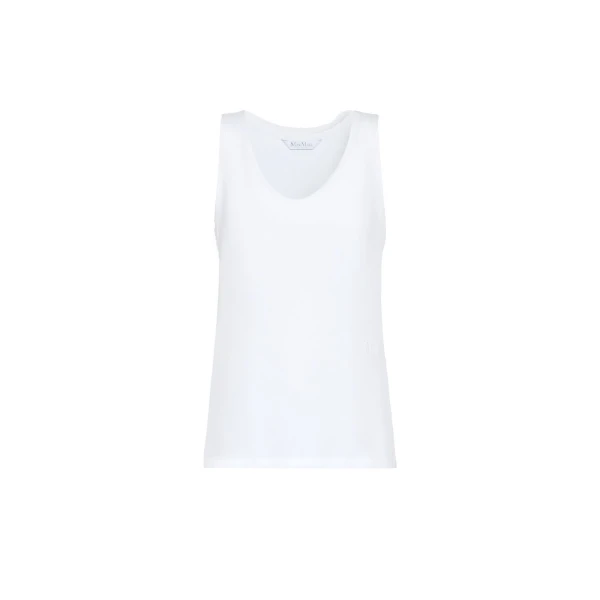 Pavido Silk Crepe de Chine Top in White