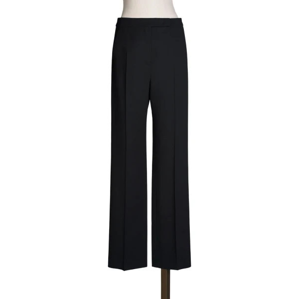 Periodi Wool Cady Palazzo Trousers in Black