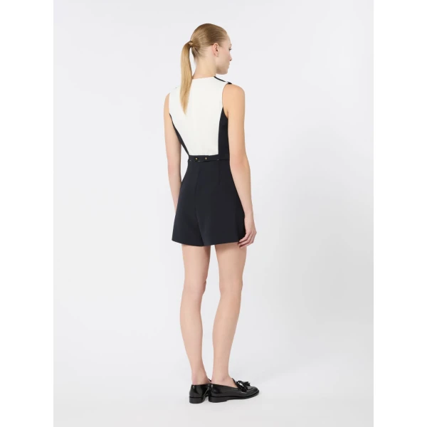 Max Mara Perle Cady Playsuit in Navy | Jumpsuit | Coveti