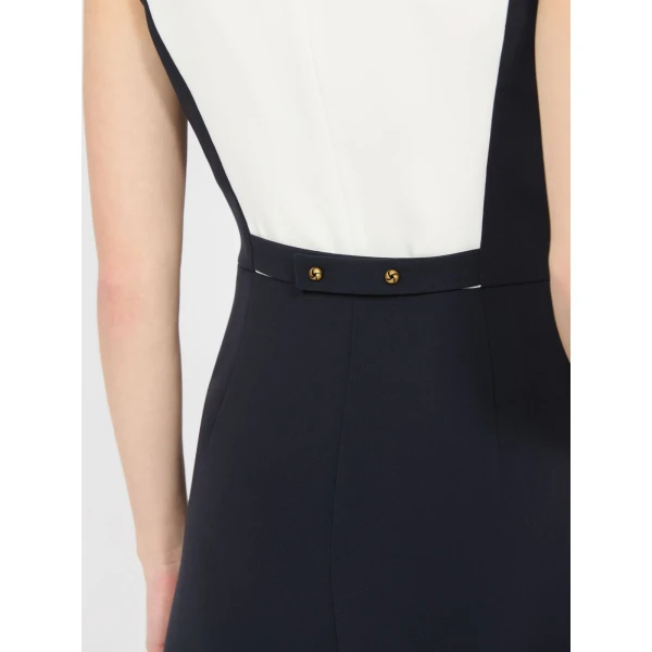 Max Mara Perle Cady Playsuit in Navy | Jumpsuit | Coveti