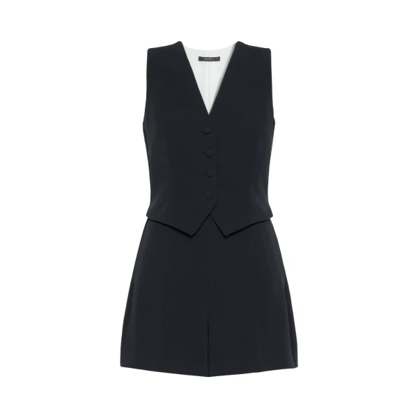 Perle Cady Playsuit in Navy