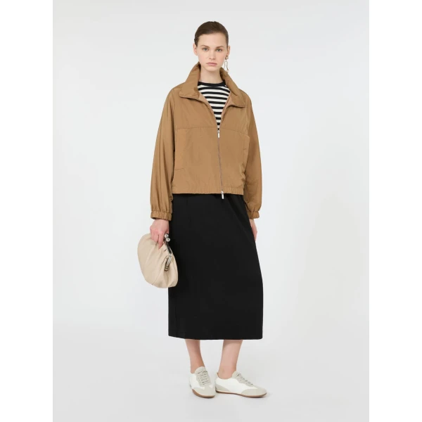 Max Mara Perle Milano Knit Jersey Maxi Skirt in Black | Maxi Skirts | Coveti