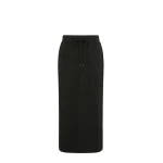 Max Mara Perle Milano Knit Jersey Maxi Skirt in Black | Maxi Skirts | Coveti
