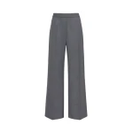 Max Mara Petra Stretch Wool Batavia Trousers in Dark Grey | Tailored pants | Coveti