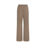 Max Mara Petra Stretch Wool Batavia Trousers in Marron Glace | Tailored pants | Coveti