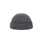 Max Mara Pietre Cashmere Docker Hat in Dark Grey | Hats | Coveti