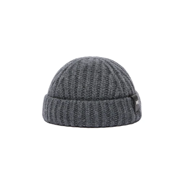 Max Mara Pietre Cashmere Docker Hat in Dark Grey | Hats | Coveti