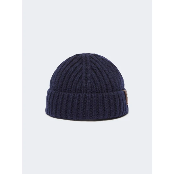 Max Mara Pietre Cashmere Docker Hat in Ultramarine | Hats | Coveti