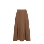 Max Mara Piovra Radzmir Flared Maxi Skirt in Honey | Maxi Skirts | Coveti