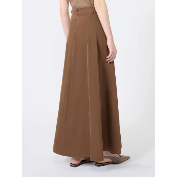 Max Mara Piovra Radzmir Flared Maxi Skirt in Honey | Maxi Skirts | Coveti