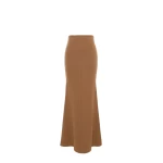 Max Mara Piuma Wool and Cashmere Knit Skirt in Camel | Maxi Skirts | Coveti