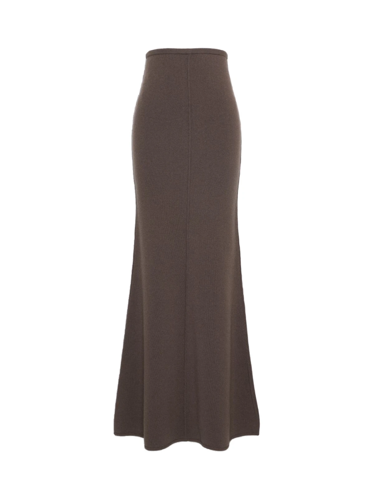 Max Mara Piuma Wool and Cashmere Knit Skirt in Mud Max Mara Piuma Wool and Cashmere Knit Skirt in Mud | Maxi Skirts | Coveti