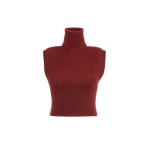 Max Mara Placido Slim-Fitting Mohair Jumper in Brown Bordeaux | Sweaters | Coveti