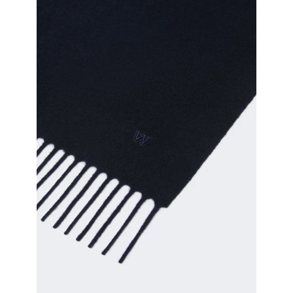 Max Mara Plain Wool Stole in Ultramarine | Scarves | Coveti