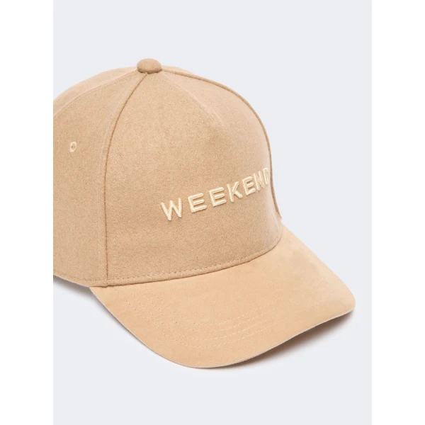 Max Mara Pomposa Wool Cloth Baseball Cap in Camel | Hats | Coveti