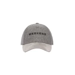 Max Mara Pomposa Wool Cloth Baseball Cap in Medium Grey | Hats | Coveti