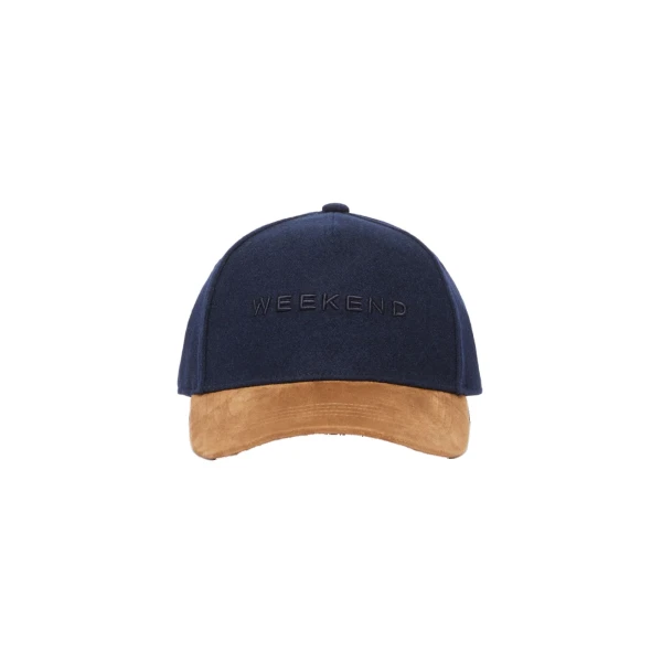 Max Mara Pomposa Wool Cloth Baseball Cap in Ultramarine | Hats | Coveti