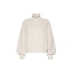 Max Mara Pontile Wool and Cashmere Sweater in Beige | Sweaters | Coveti