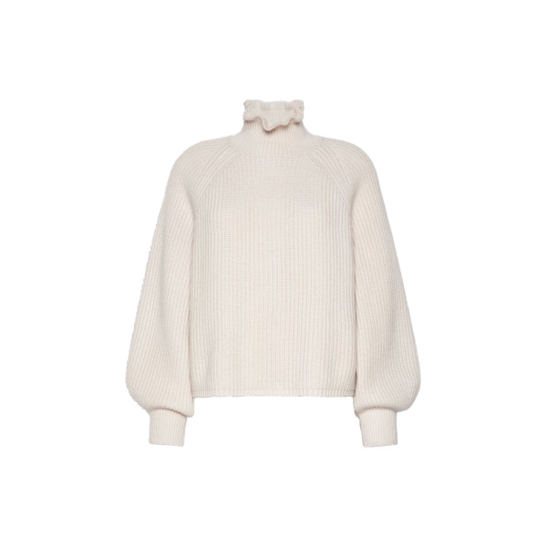 Max Mara Pontile Wool and Cashmere Sweater in Beige | Sweaters | Coveti