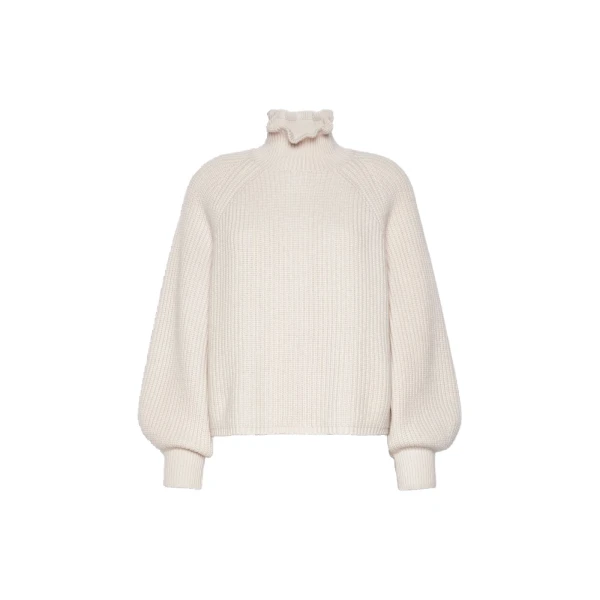 Max Mara Pontile Wool and Cashmere Sweater in Beige | Sweaters | Coveti