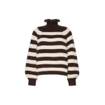 Max Mara Pontile Wool and Cashmere Sweater in Dark Brown | Sweaters | Coveti