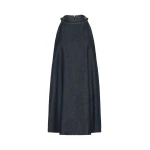 Max Mara Portici Sleeveless Denim Mini Dress in Ultramarine | Mini Dresses | Coveti