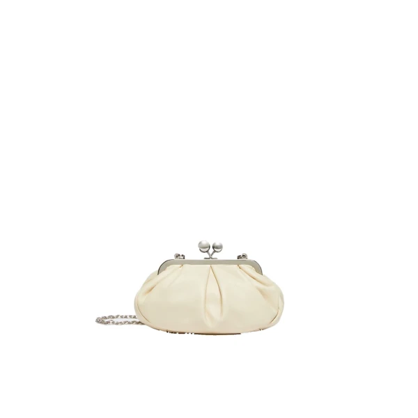 Prati Small Sheepskin Pasticcino Bag in Ivory