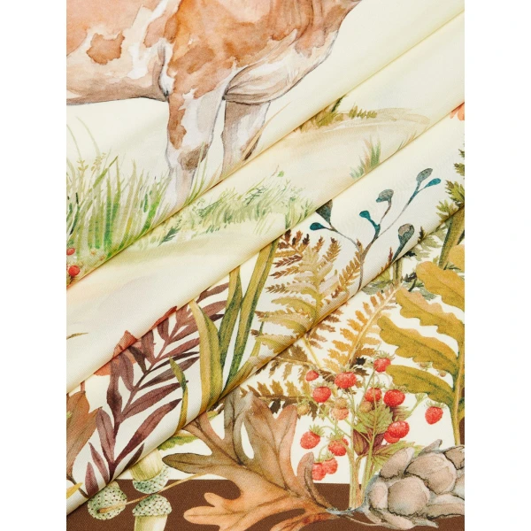 Max Mara Printed Silk Oversized Scarf in Beige | Scarves | Coveti