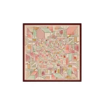 Max Mara Printed Silk Oversized Scarf in Sand | Scarves | Coveti