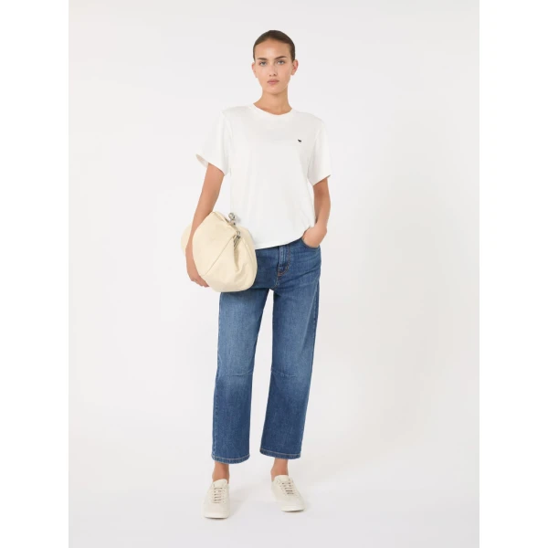 Max Mara Provino Large Nappa Pasticcino Bag in Ivory | Clutch Bags | Coveti