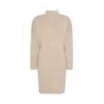 Max Mara Racconto Short Wool and Cashmere Dress in Beige | Mini Dresses | Coveti
