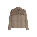 Max Mara Radura Stretch Wool Shirt Jacket in Marron Glace | Blazers | Coveti