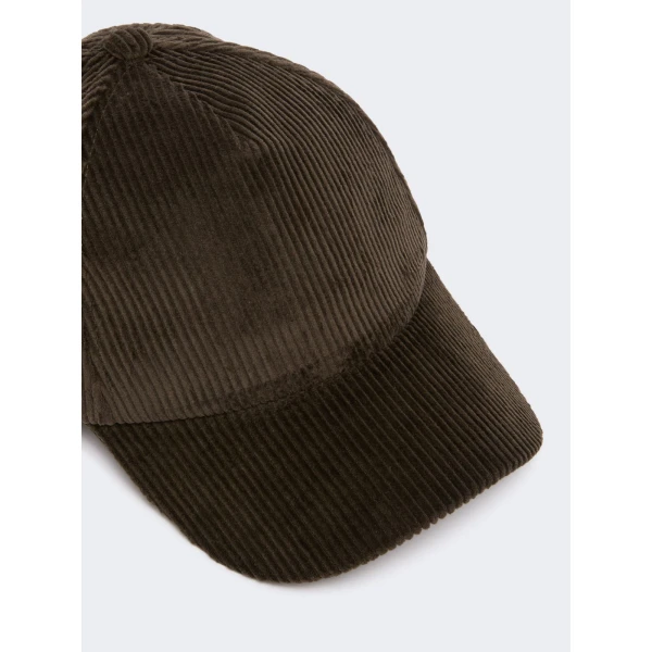 Max Mara Ragno Corduroy Baseball Cap in Brown | Hats | Coveti