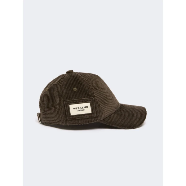 Max Mara Ragno Corduroy Baseball Cap in Brown | Hats | Coveti