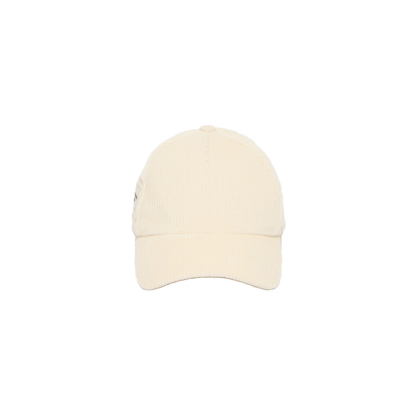 Max Mara Ragno Corduroy Baseball Cap in White | Hats | Coveti