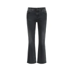 Max Mara Rapallo Slim Super Stretch Denim Jeans in Black | Denim | Coveti