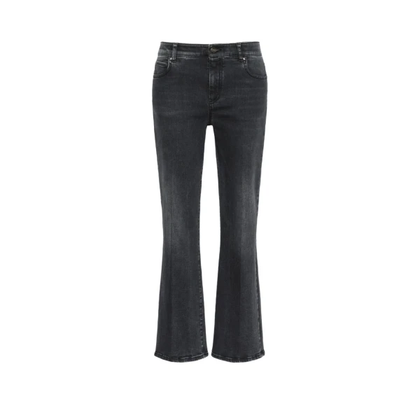 Rapallo Slim Super Stretch Denim Jeans in Black