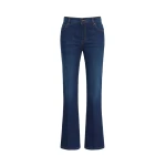 Max Mara Rapallo Slim Super Stretch Denim Jeans in Navy | Denim | Coveti