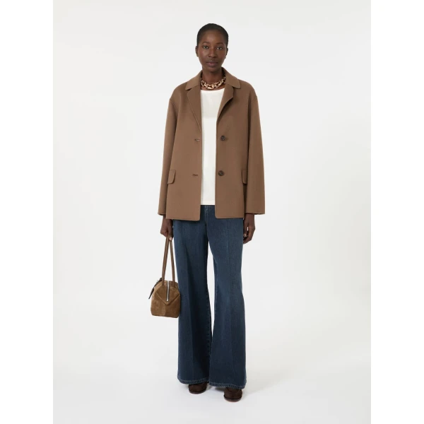 Max Mara Rea Viscose Satin T-Shirt Blouse in Ivory | Blouse | Coveti