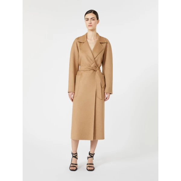 Max Mara Ready Icon Coat in Camel | Wool Coat | Coveti