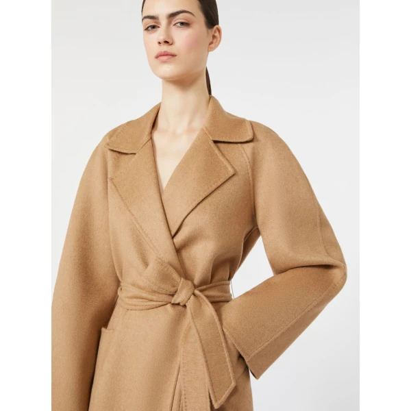 Max Mara Ready Icon Coat in Camel | Wool Coat | Coveti