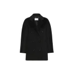 Max Mara Rebus Short 101801 Icon Coat in Black | Coats | Coveti