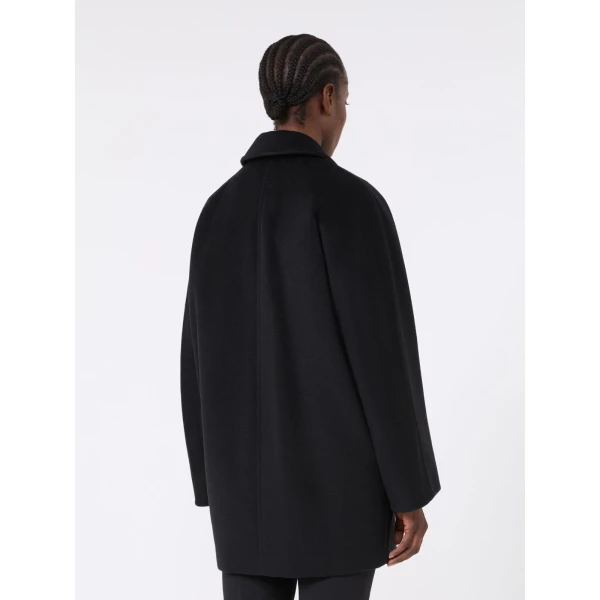 Max Mara Rebus Short 101801 Icon Coat in Black | Coats | Coveti