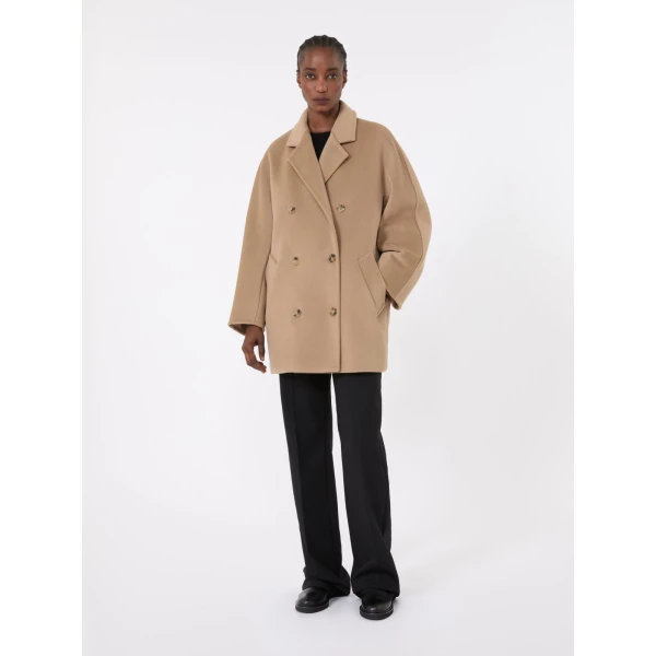 Max Mara Rebus Short 101801 Icon Coat in Camel | Coats | Coveti