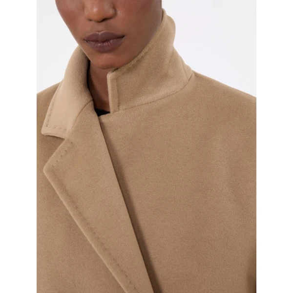 Max Mara Rebus Short 101801 Icon Coat in Camel | Coats | Coveti