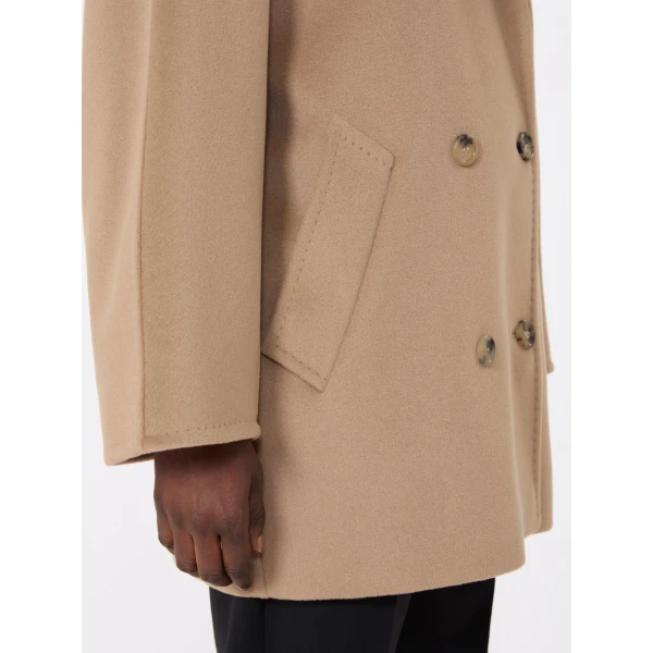 Max Mara Rebus Short 101801 Icon Coat in Camel | Coats | Coveti
