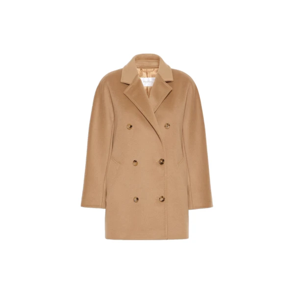Max Mara Rebus Short 101801 Icon Coat in Camel | Coats | Coveti